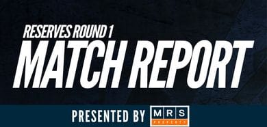 MRS Property Reserves Round 1 Match Report: Panthers fall to the Eagles